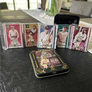 Babe Ruth Metallic Impressions Box Set of 5 Cards 1994